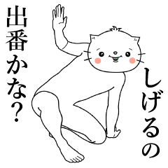 Cat Sticker Shigeru