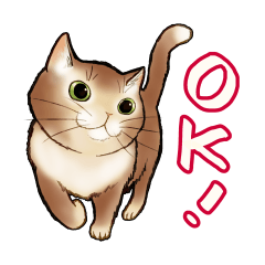 Speak with Cats Sticker English ver.