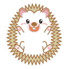 ["Cute hedgehog "Harinet""]