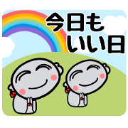 Jizo's four seasons and positive words