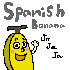 Spanish banana's Sticker