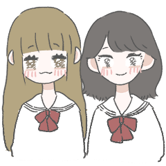 セーラー服のかわいい女の子 Line スタンプ Line Store セーラー服のかわいい女の子 Line スタンプ Line Store