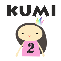 Kumi name sticker 2nd