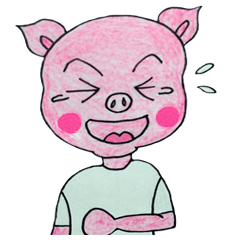 多彩生活-可愛粉紅豬
