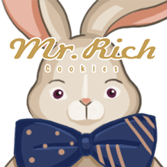 Mr. Rich魔術兔超Q萌魔法貼圖