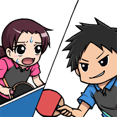 Table Tennis Club Sticker