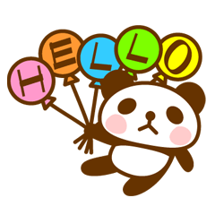 panda sticker / 01