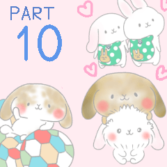 rabbit stickers mimi10
