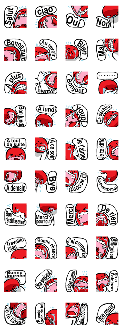 (French)The crying man