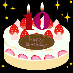 Kue ulang tahun (umur 10-19 tahun) ①