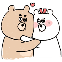 Good friend bear couple