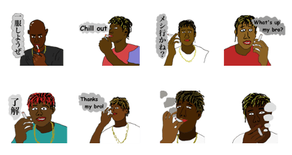 Heavy Smokers Stickers