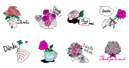 PINK ROSE in German