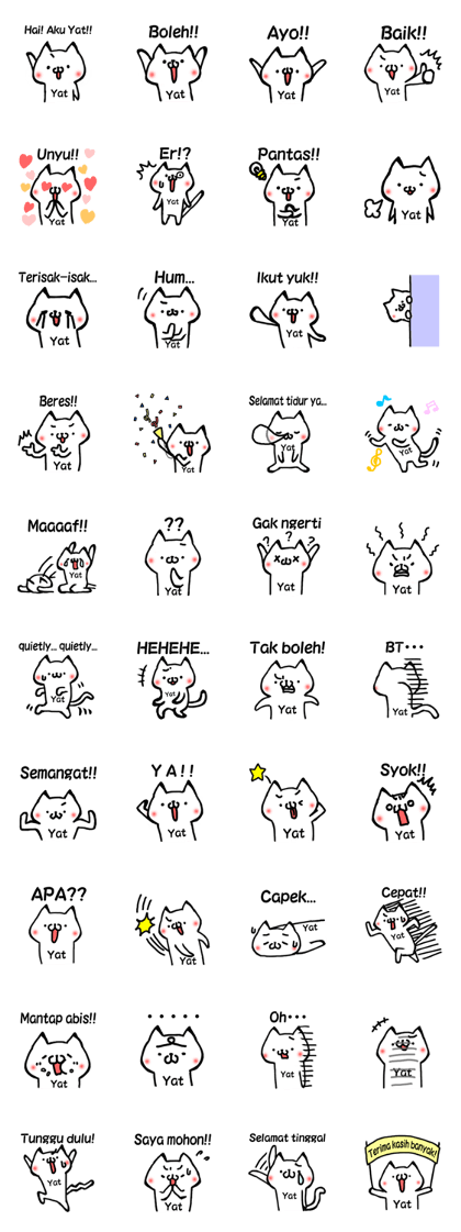 Yat only stickers