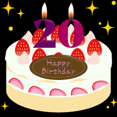 誕生日 動く ケーキ 29歳 Line スタンプ Line Store 誕生日 動く ケーキ 29歳 Line スタンプ Line Store