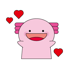 ウーパールーパーのうーちゃん家族編 Line スタンプ Line Store