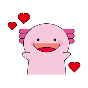Axolotl Sticker no2