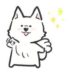 Samoyed-kun sticker