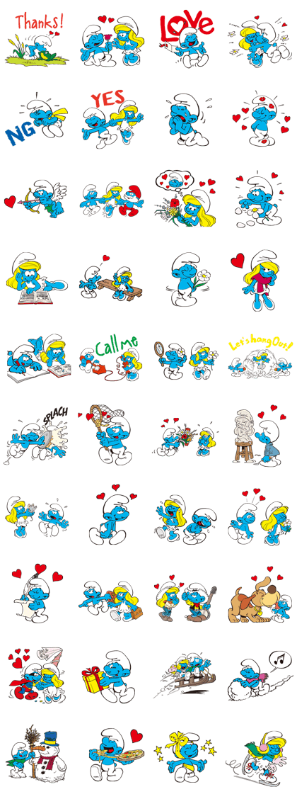 The Smurfs: The Lovely couple