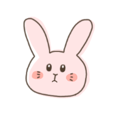 rabbit cute face