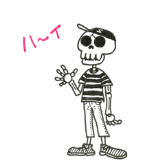 Mr.Skeleton daily llife.