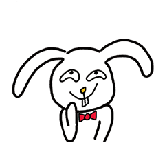 Sinister smile rabbit