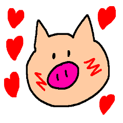 HAPPY PIG "Boo"