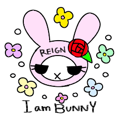 REIGN orijinal sticker 'bunny'
