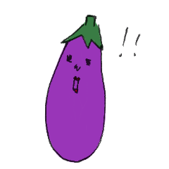NEET eggplant Sticker