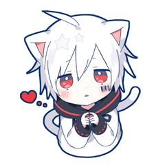 Mafumafu Sticker (cat) – LINE stickers | LINE STORE