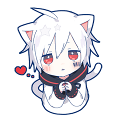 Mafumafu Sticker Cat Line Stickers Line Store