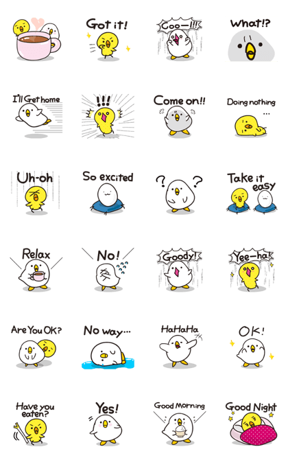 Moves! Chick and bird,everyday use_EN