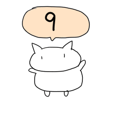 super slow cat sticker vol.9
