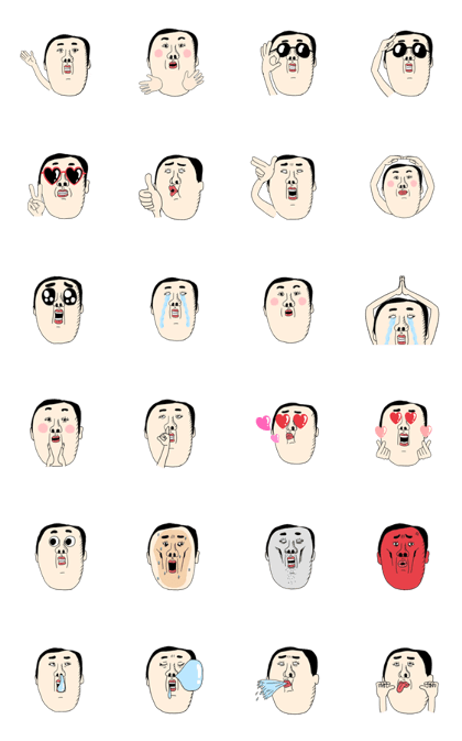 スタンプ無料get ストレス社会で頑張るちょい薄毛おじさん Stampick スタンピック