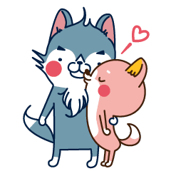 狼ちゃんと一緒 Line スタンプ Line Store 狼ちゃんと一緒 Line スタンプ Line Store