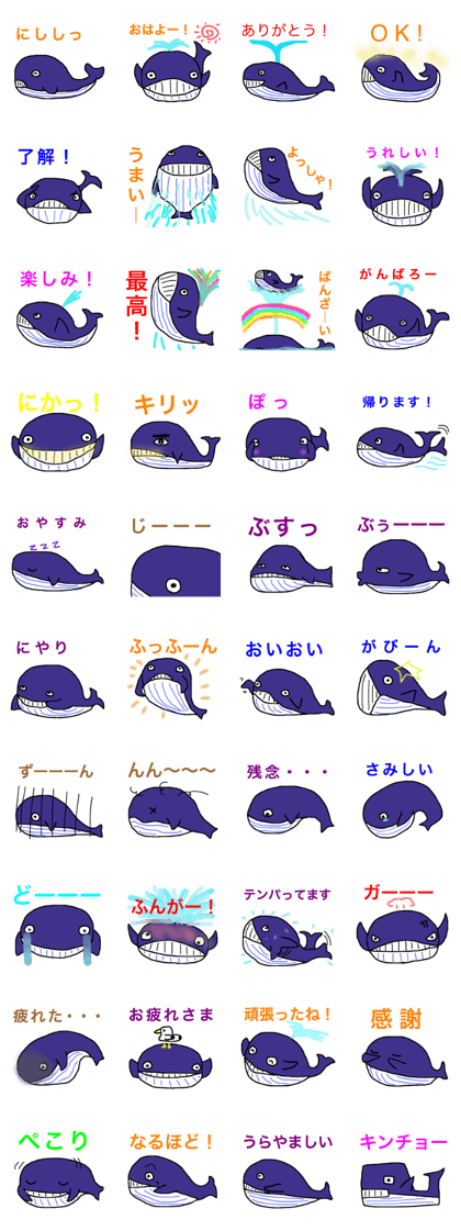 my whale kujibon