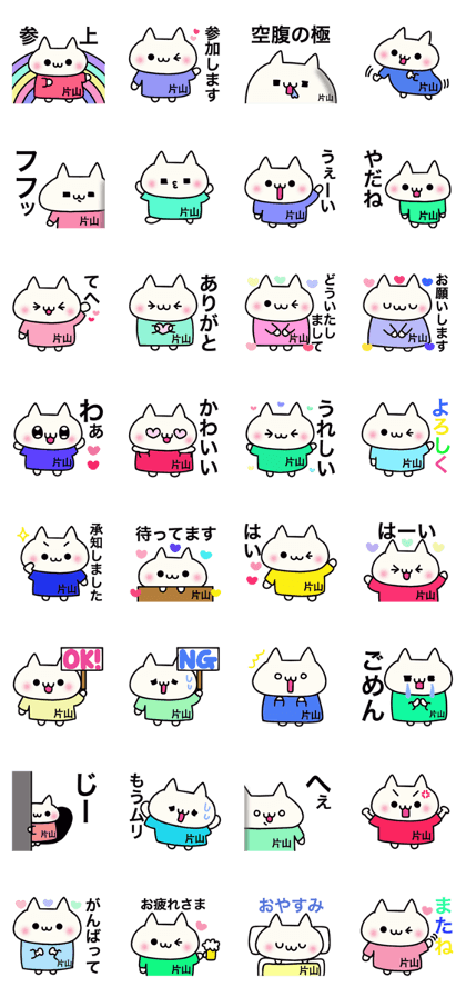 Katayama's name sticker