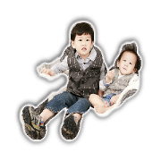 Cute and happy child