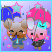 Rabbit and bear daily(The rainy season)