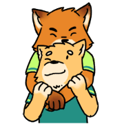J the FOX , K the HUSKY