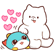 Fat cat and fish