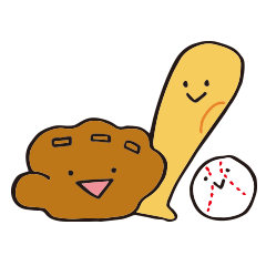 Baseball cheering1-Live baseball Sticker