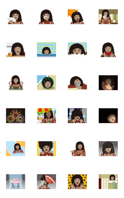Horror Sticker which works summer