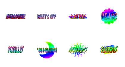 Totally Radical 90's Greetings