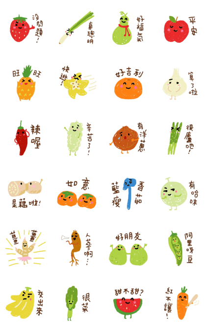 Fruits and Vegetables Language