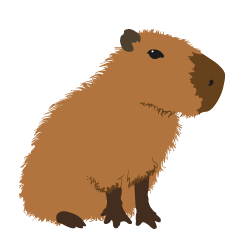Love Capybara Sticker