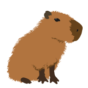 Love Capybara Sticker