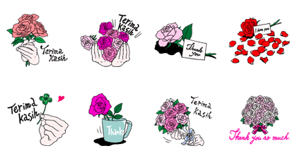 PINK ROSE in Indonesian