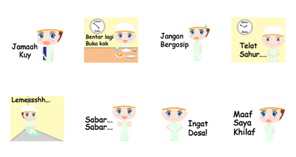 Reno the cute kid (Ramadhan version)