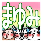 MAYUMI's exclusive sticker